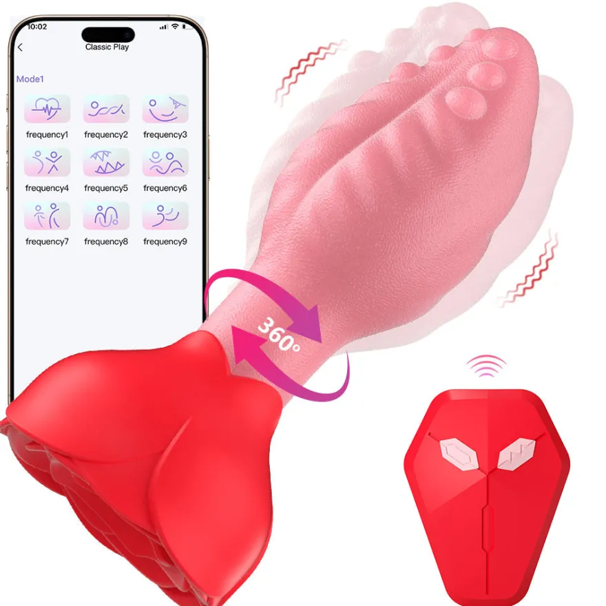 Anal Vibrator Plug Vibration App GM-561 Rot