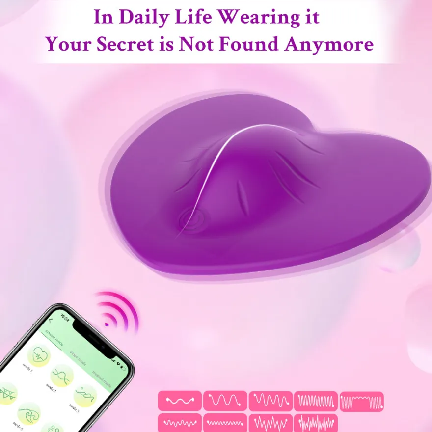Auflege Panty Vibrator Slip App Smartphone GM-415