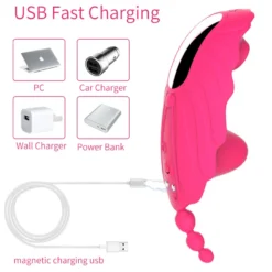 Auflege Panty Vibrator Stimulation Klitoris GM-384 Pink