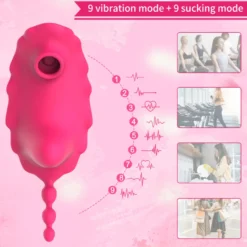Auflege Panty Vibrator Stimulation Klitoris GM-384 Pink