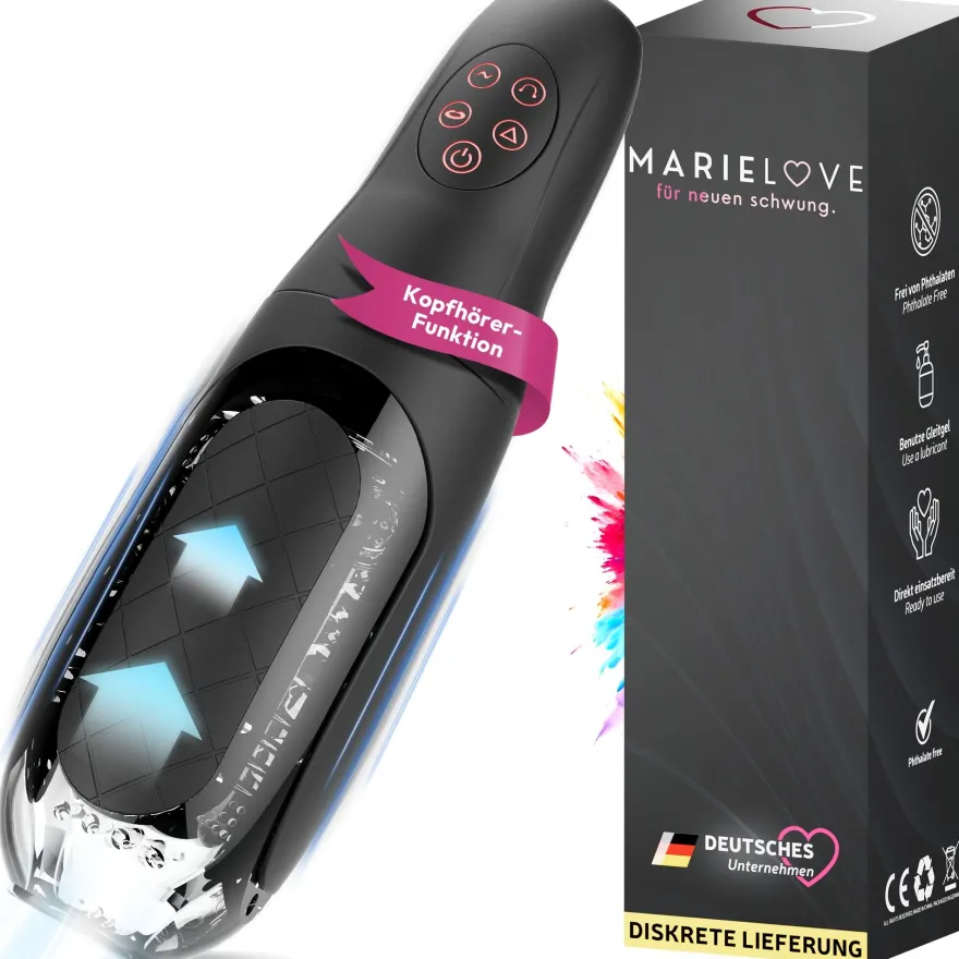 Automatischer Masturbator mit Vibration & Saugfunktion