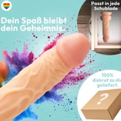 21cm Dildo no Vibrator Sex Toy Saugnapf Penis Anal PVC 3D Adern Hoden