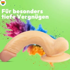 20cm Dildo no Vibrator Sex Toy Saugnapf Penis Anal PVC 3D Adern Hoden