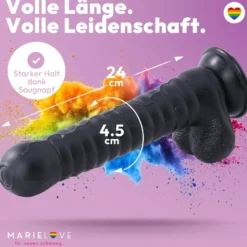 27cm Dildo no Vibrator Sex Toy Saugnapf Penis Anal PVC 3D Adern Hoden