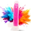 20cm Dildo no Vibrator Sex Toy Saugnapf Penis Anal Silikon 3D Adern Hoden