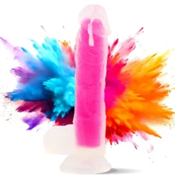 20cm Dildo no Vibrator Sex Toy Saugnapf Penis Anal Silikon 3D Adern Hoden