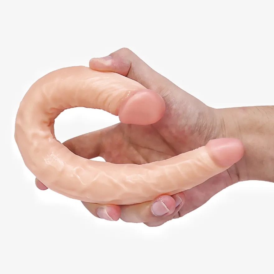 35cm Doppel Dildo 3D Adern Hoden