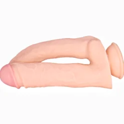 33cm Doppel Dildo no Vibrator Sex Toy Saugnapf Penis Anal PVC 3D Adern Hoden