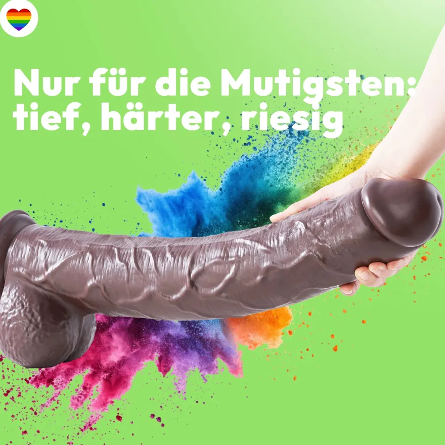 49cm XXL Dildo 3D Adern Hoden