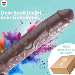 49cm XXL Dildo 3D Adern Hoden