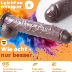 49cm XXL Dildo 3D Adern Hoden