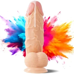 26cm XXL Dildo no Vibrator Sex Toy Saugnapf Penis Anal PVC 3D Adern Hoden