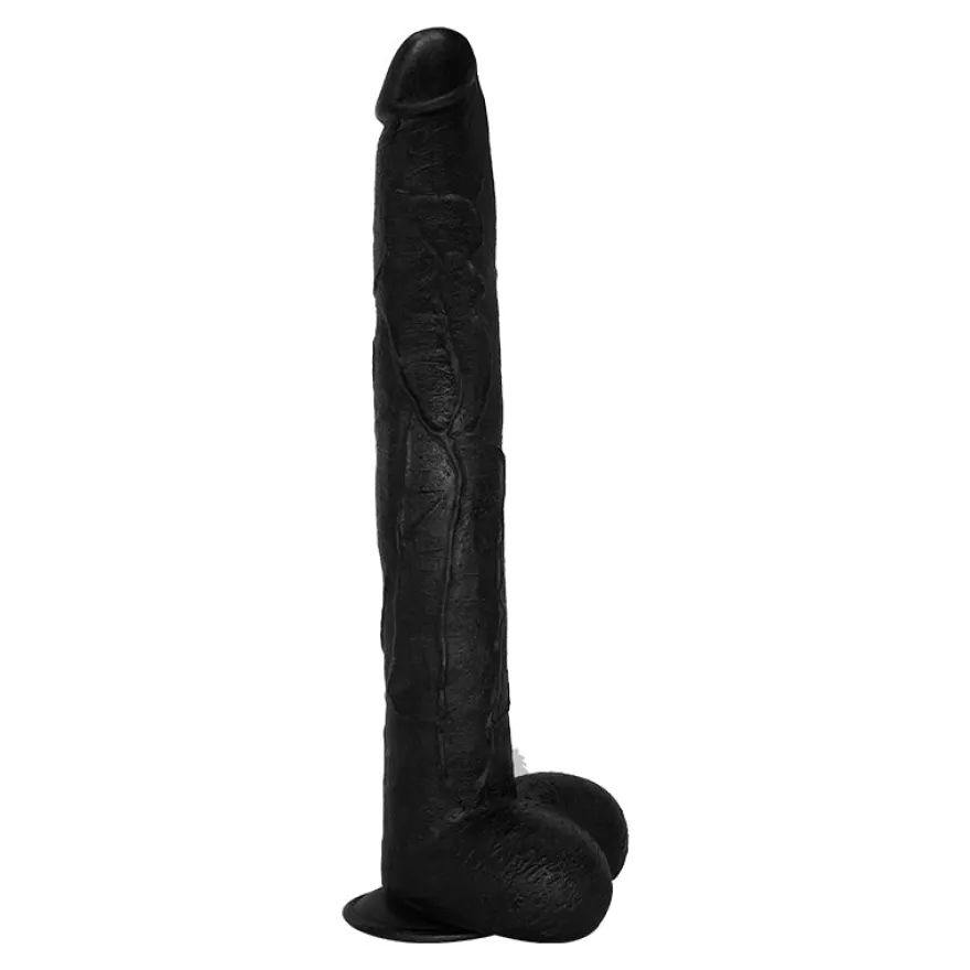 43cm XXL Dildo no Vibrator Sex Toy Saugnapf Penis Anal PVC 3D Adern Hoden