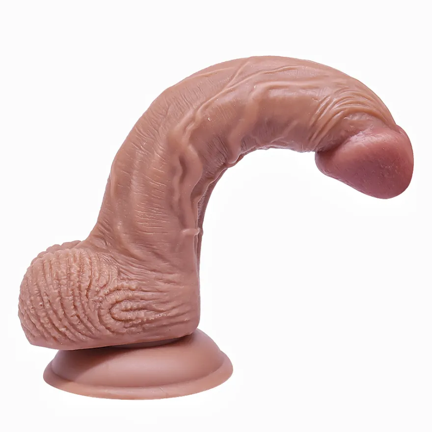 22,5cm XXL Dildo no Vibrator Sex Toy Saugnapf Penis Anal PVC 3D Adern Hoden