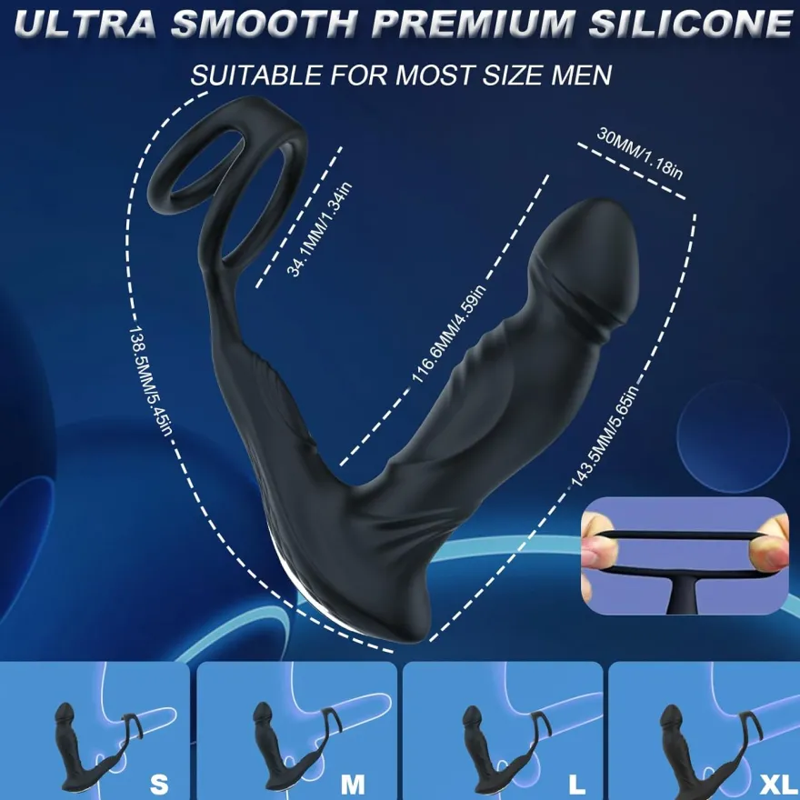Cock Penis Hoden Ring App Remote GM-548