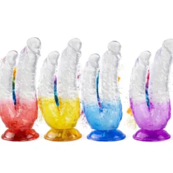 Doppel-Dildo für Doppelpenetration 4 Farben