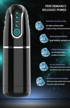 Elektrischer Masturbator Blowjob Simulator App Steuerung