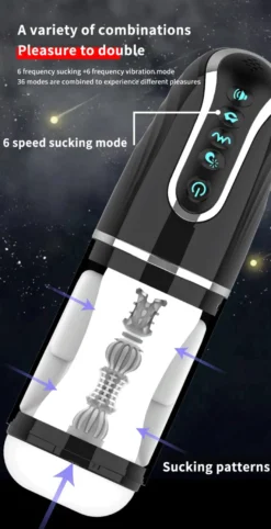 Elektrischer Masturbator Blowjob Simulator App Steuerung