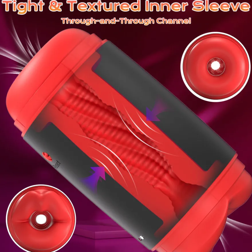 Elektrischer Masturbator Blowjob Simulator GM-571