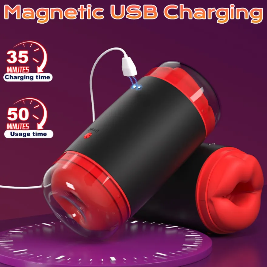 Elektrischer Masturbator Blowjob Simulator GM-571