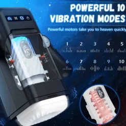 Elektrischer Masturbator Blowjob Simulator Joystick