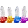 Extra dicker Dildo mit Saugnapf 21,5 cm 4 Farben