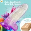 Extrem dicker Dildo mit Saugnapf Ø 8 cm 4 Farben