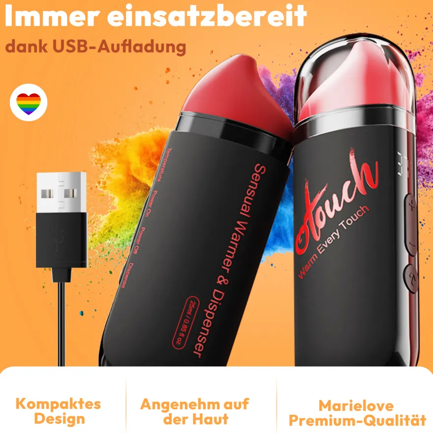 Gleitgel Spender USB – Wärmfunktion & Temperaturanzeige, Dispenser Gerät