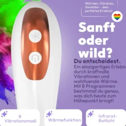 G-Punkt Vibrator mit Wärmefunktion & Rotlicht