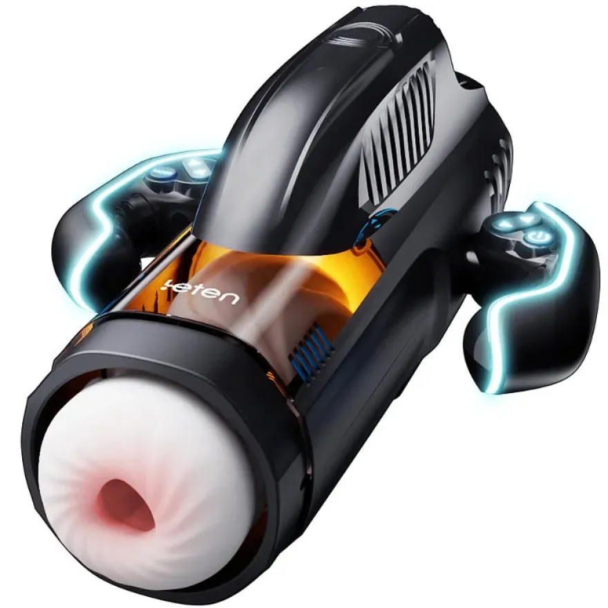 Leten Bermuda Storm 10 Saugmodi Fleischige Heiz-Blowjob-Simulation Stroker