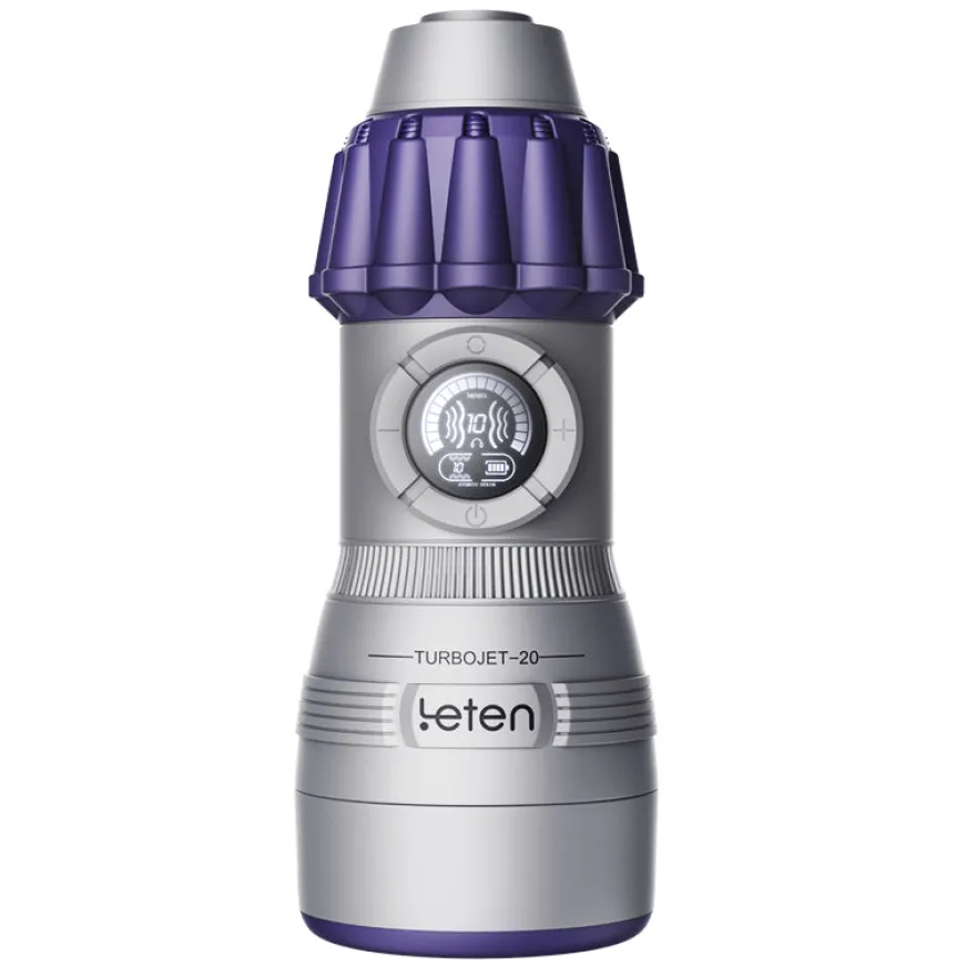 Leten Turbojet-20 Deep Throat Saug- & Stark Vibration Masturbator
