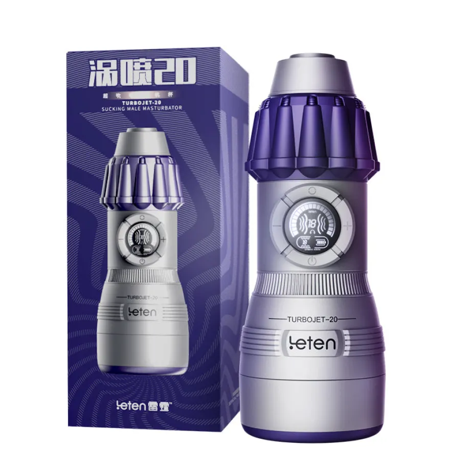 Leten Turbojet-20 Deep Throat Saug- & Stark Vibration Masturbator