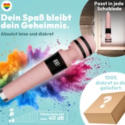 Magic Wand Vibrator mit E-Stim 10 Frequenzen