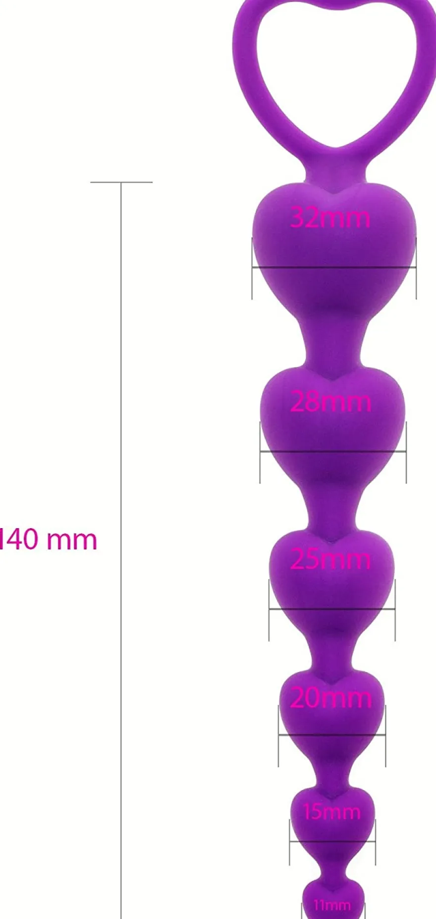 marielove Analkette Analkette Herzen
