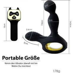 marielove Analvibrator Anal Vibrator mit Fernbedienung