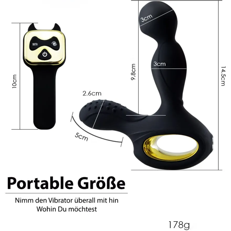 marielove Analvibrator Anal Vibrator mit Fernbedienung