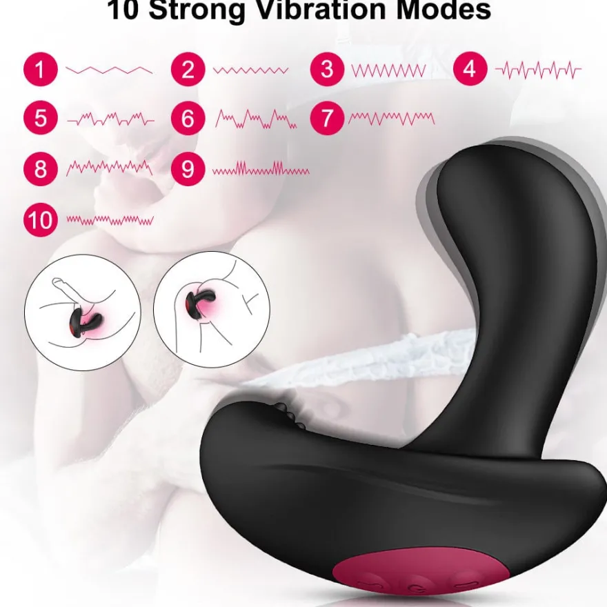 marielove Analvibrator elektrisch aufblasbar mit Fernbedienung