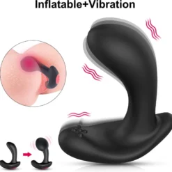marielove Analvibrator elektrisch aufblasbar mit Fernbedienung