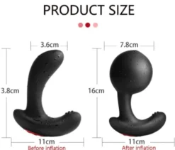 marielove Analvibrator elektrisch aufblasbar mit Fernbedienung