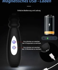 marielove Analvibrator mit Perlen
