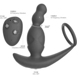 marielove Analvibrator Penis-Ring mit Analvibrator