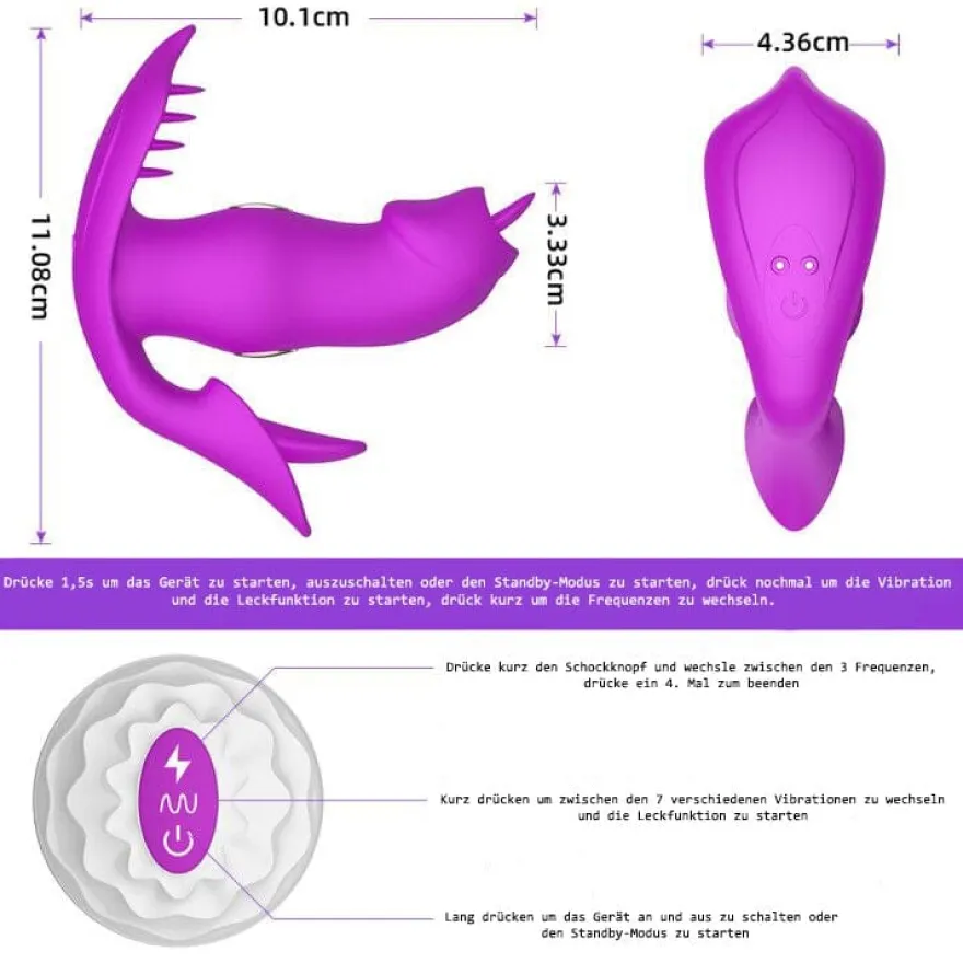 marielove Analvibrator Slip Vibrator mit ESTIM