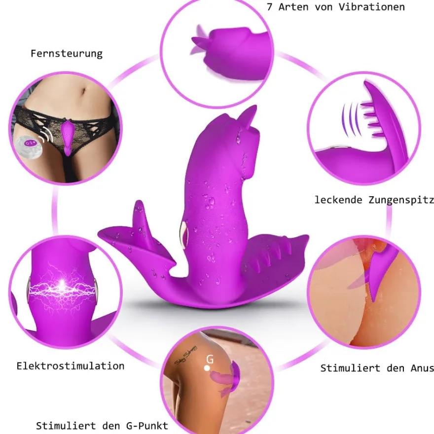 marielove Analvibrator Slip Vibrator mit ESTIM