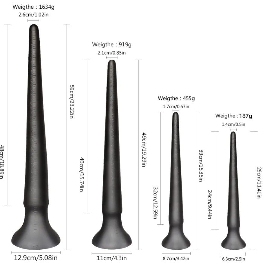 marielove 30 - 60cm Dildo Black One