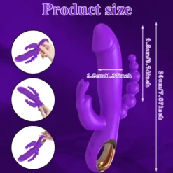 marielove 20cm Rabbit Vibrator 3in1 Stimulation
