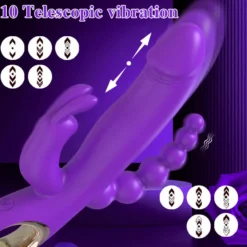 marielove 20cm Rabbit Vibrator 3in1 Stimulation