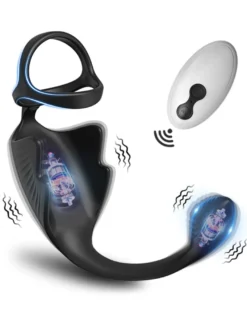 marielove Cockring mit Prostata und Hoden Vibrator mit Fernbedienung