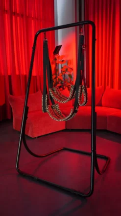 Marielove Erotischer Schaukel-Liegestuhl – Verstellbarer Swing Chair für Schwebende Positionen – Hochfester Stahlkörper – Profi-Suspension