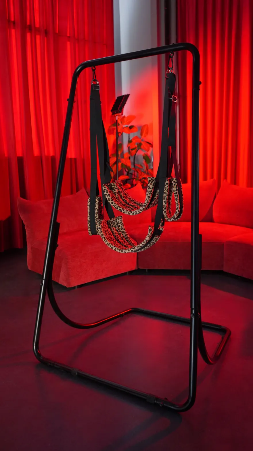 Marielove Erotischer Schaukel-Liegestuhl – Verstellbarer Swing Chair für Schwebende Positionen – Hochfester Stahlkörper – Profi-Suspension
