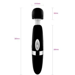 marielove Magic Wand Vibrator King Kong Massager Schwarz